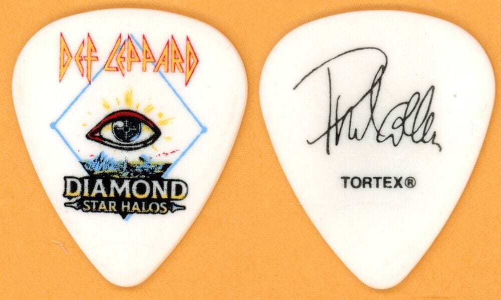 Def Leppard Phil Collen Vintage Guitar Pick - 2022 Stadium Tour Opens ...