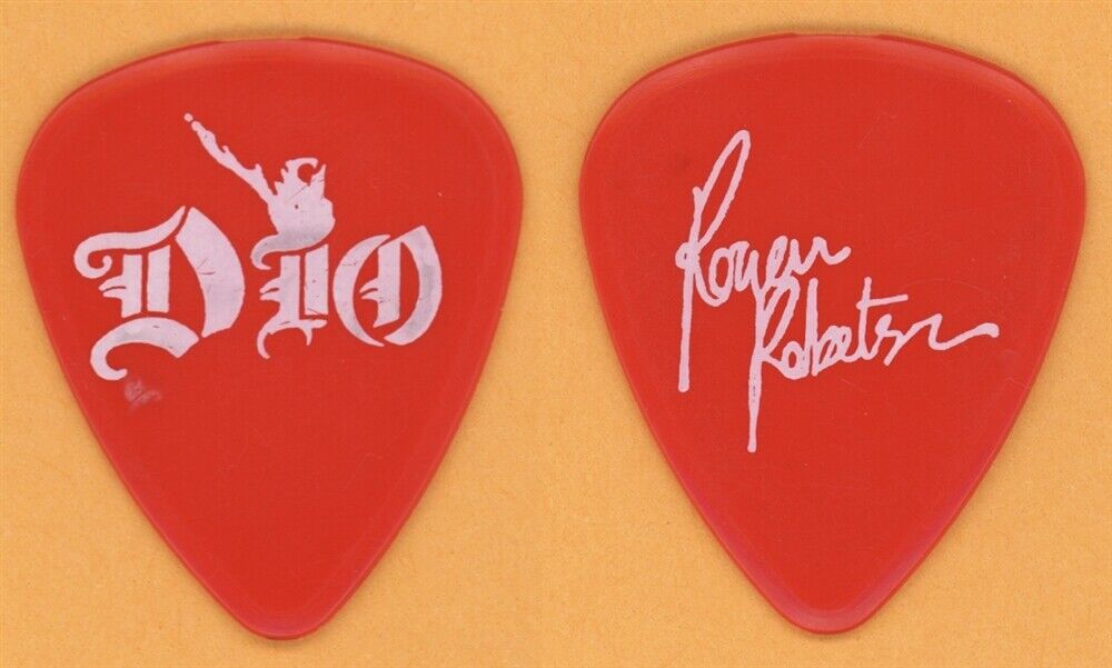 Dio Rowan Robertson Authentic Vintage Guitar Pick - 1986 Tour | Autographia