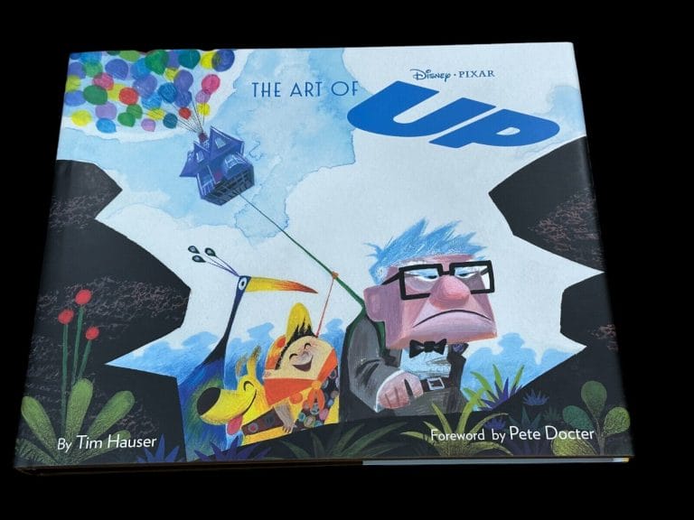 ED ASNER DISNEY PIXAR THE ART OF UP CARL FREDRICKSEN SIGNED AUTOGRAPH BOOK JSA
 COLLECTIBLE MEMORABILIA
