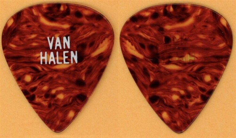 EDDIE VAN HALEN EVH VINTAGE STAGE HOLY GRAIL GUITAR PICK – 1979 TOUR COLLECTIBLE MEMORABILIA