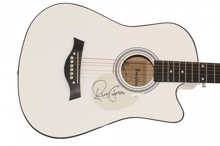 ELVIS COSTELLO SIGNED AUTOGRAPH ACOUSTIC GUITAR – ARMED FORCES JSA COA
 COLLECTIBLE MEMORABILIA