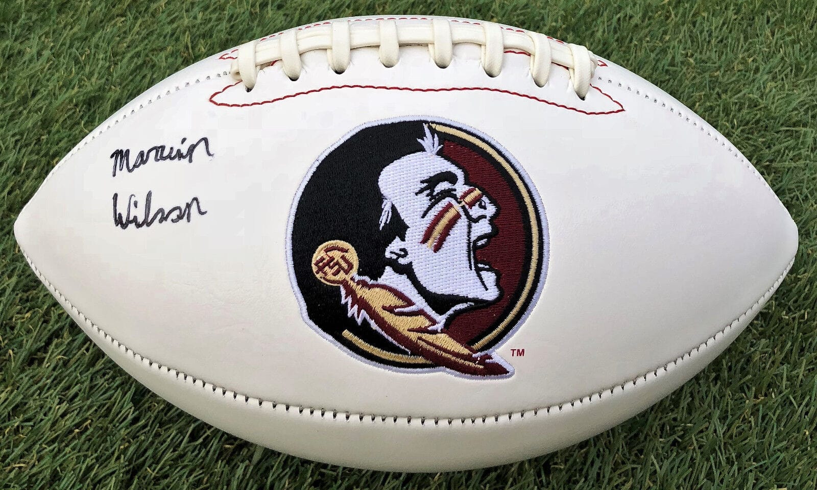Florida State #21 MARVIN WILSON Signed Autographed Logo Football COA! GO NOLES!!
Opens in a new window or tab