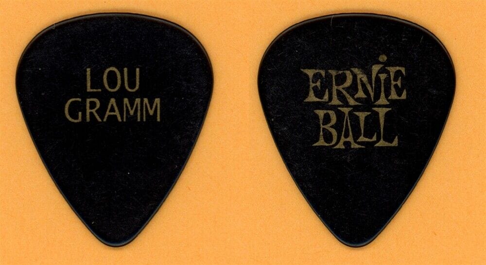 Foreigner Lou Gramm Vintage Tour Guitar Pick - Small Font Opens In A 