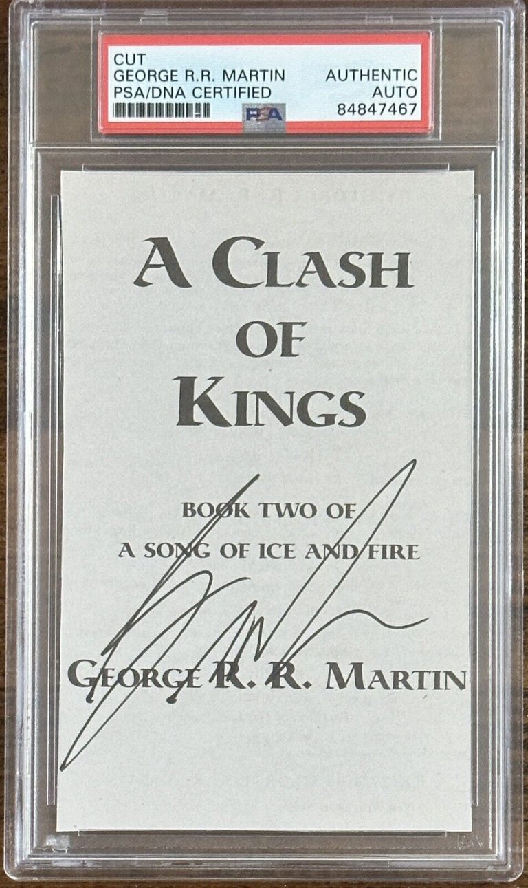 George RR Martin Signed Autograph A Game of Thrones Hardcover Book W/  PSA/DNA COA – Nicks Sports Autographs