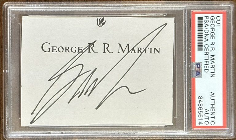 George RR Martin Signed Autograph A Game of Thrones Hardcover Book W/  PSA/DNA COA – Nicks Sports Autographs
