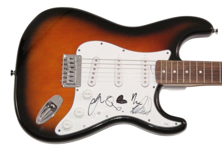 GLASS ANIMALS BAND X4 SIGNED AUTOGRAPH FENDER ELECTRIC GUITAR DREAMLAND JSA COA COLLECTIBLE MEMORABILIA