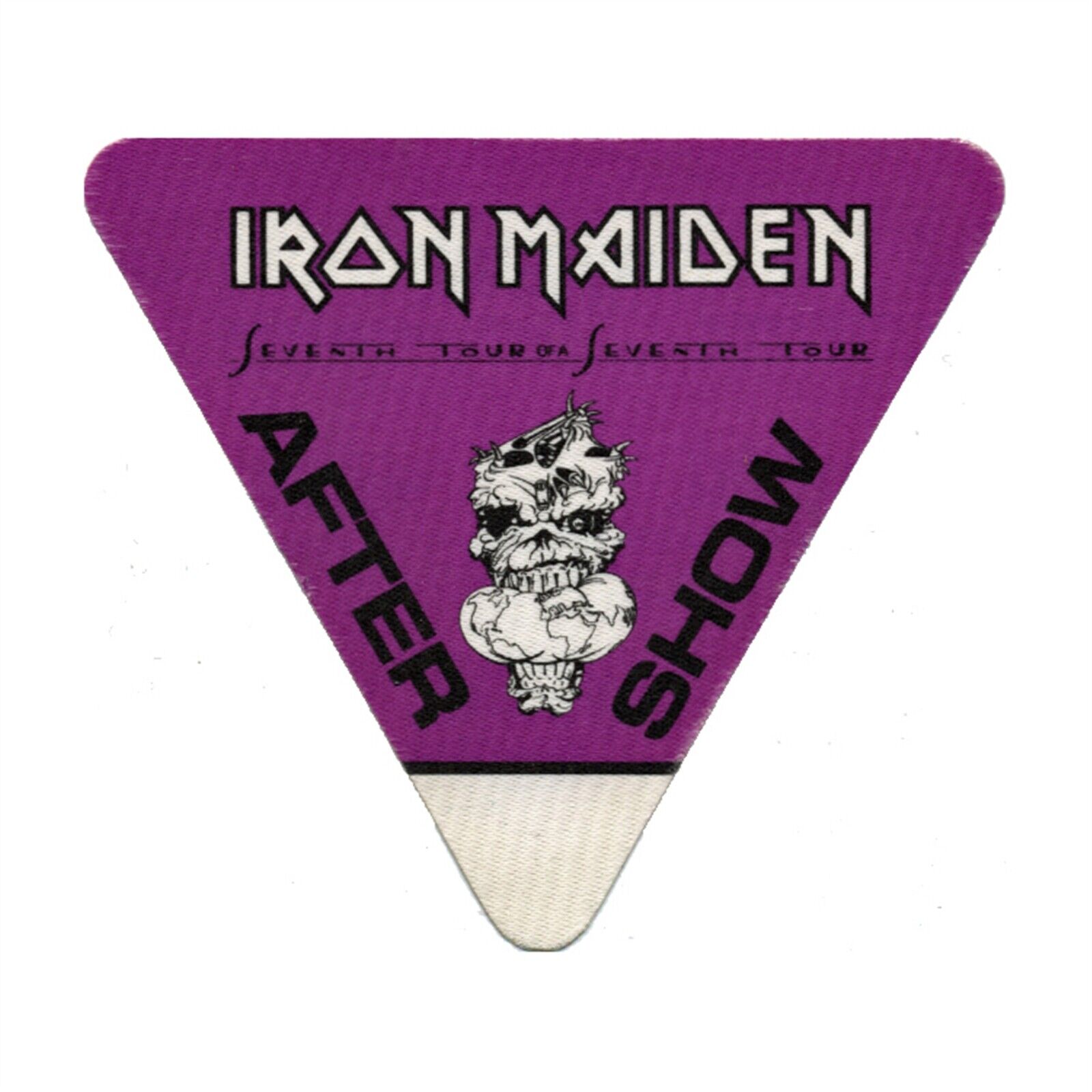 Iron Maiden 1988 Seventh Son of a Seventh Son concert tour Backstage ...