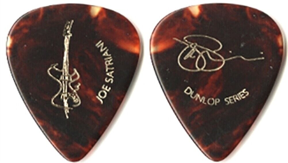 Joe Satriani 1997 Dunlop Artist Series collectible foil signature ...