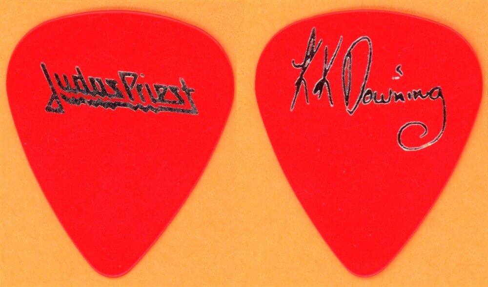 Judas Priest KK Downing Vintage Guitar Pick - 1988 Mercenaries of Metal ...