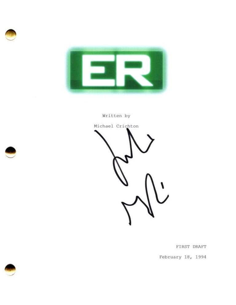 Julianna Margulies Signed Autograph ER Full Pilot Script - Nurse Carol ...