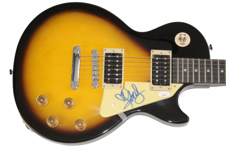 KACEY MUSGRAVES SIGNED AUTOGRAPH GIBSON EPIPHONE LES PAUL GUITAR W/ JSA COA
 COLLECTIBLE MEMORABILIA