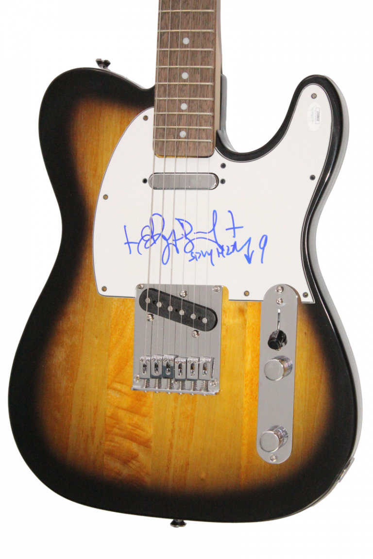 KING DIAMOND SIGNED AUTOGRAPH FENDER TELECASTER GUITAR MERCYFUL FATE W/ JSA COA
 COLLECTIBLE MEMORABILIA