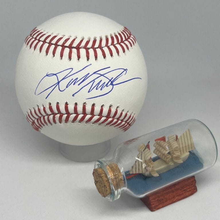 KURT BUSCH SIGNED RAWLINGS OML BASEBALL JSA COA NASCAR RACING AUTO A2926
 COLLECTIBLE MEMORABILIA