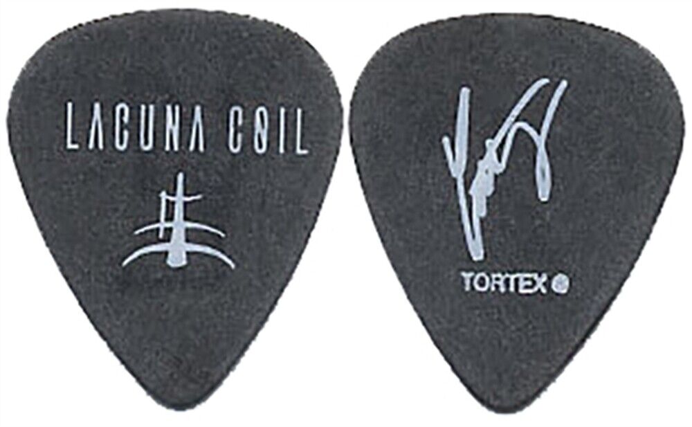 Lacuna Coil Cristiano Migliore authentic 2006 tour signature stage ...