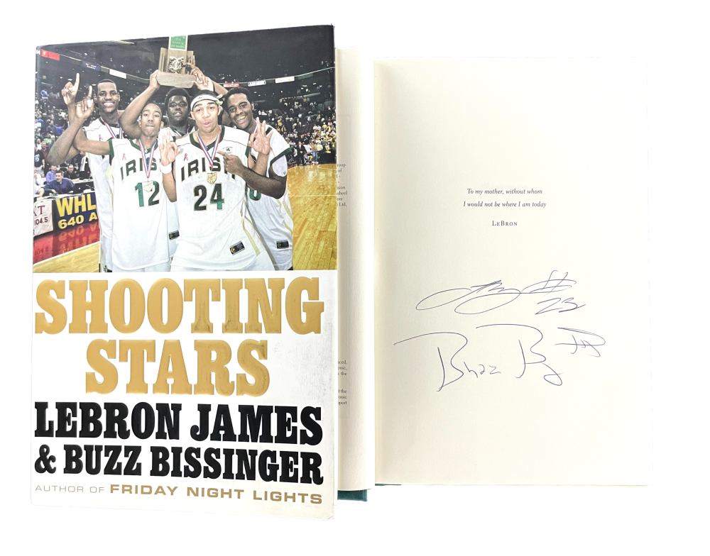 Lebron James Signed Autograph Shooting Star Book - King James w/ JSA