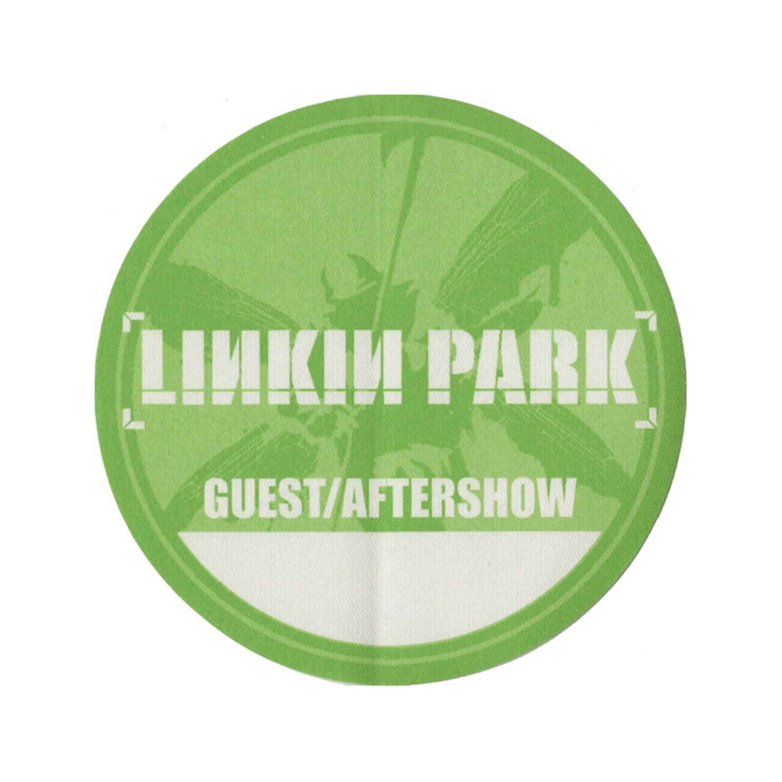 Linkin Park 2000 Hybrid Theory concert tour Aftershow Backstage Pass ...