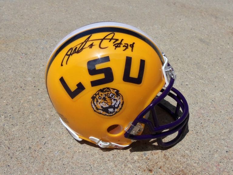 LSU TIGERS MORRIS CLAIBORNE SIGNED AUTOGRAPHED MINI HELMET COA! PROOF!
 COLLECTIBLE MEMORABILIA