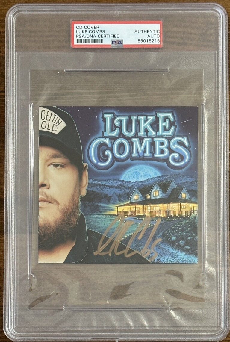Luke Combs Signed Autograph Blue Otter Baseball Hat Cap - Gettin' Old w/  JSA COA