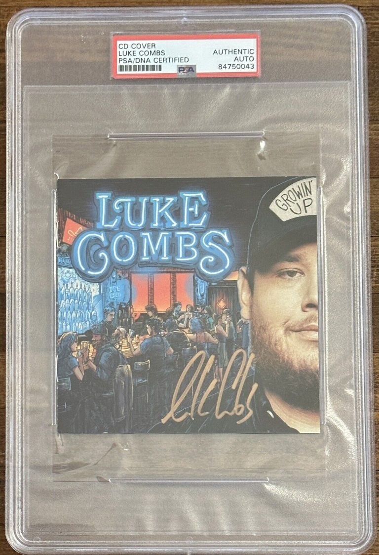 Luke Combs Signed Autograph Blue Otter Baseball Hat Cap - Gettin' Old w/  JSA COA