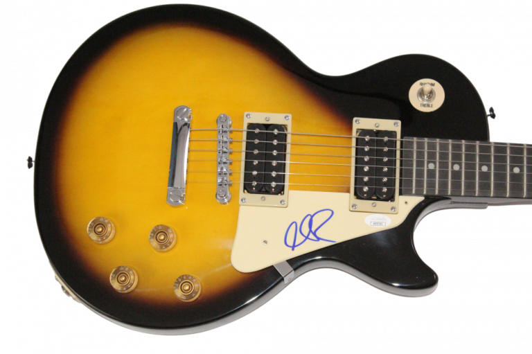 MARC ROBERGE OAR SIGNED AUTOGRAPH GIBSON EPIPHONE LES PAUL GUITAR W/ JSA COA
 COLLECTIBLE MEMORABILIA