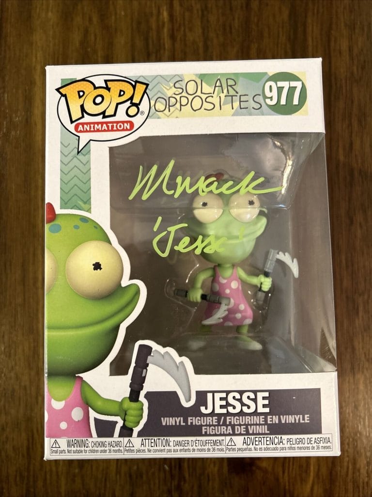 MARY MACK SIGNED AUTOGRAPHED FUNKO POP SOLAR OPPOSITES STAR “JESSE” RARE PROOF COLLECTIBLE MEMORABILIA