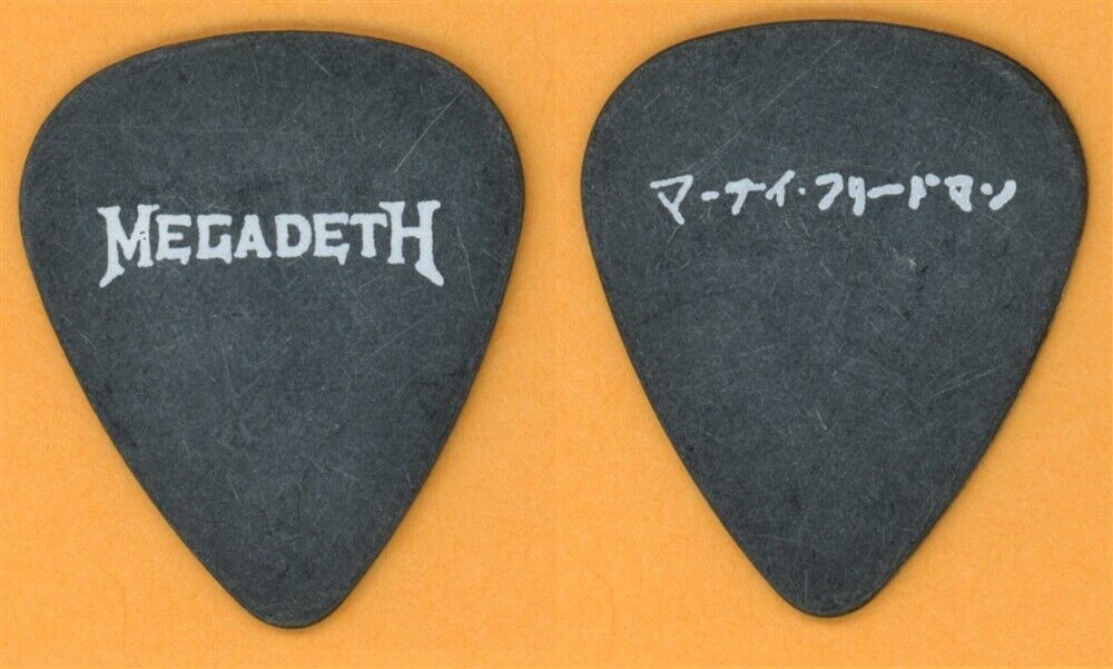 Megadeth Marty Friedman Vintage Guitar Pick - 1990's Japan Tour ...