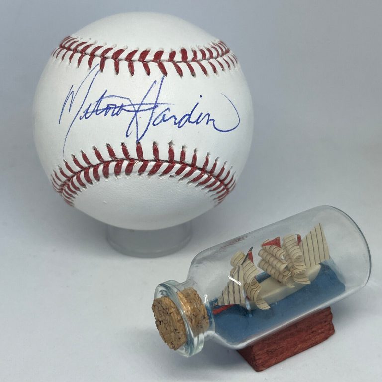 MELORA HARDIN SIGNED RAWLINGS OML BASEBALL JSA COA THE OFFICE JAN LEVINSON A2936 COLLECTIBLE MEMORABILIA