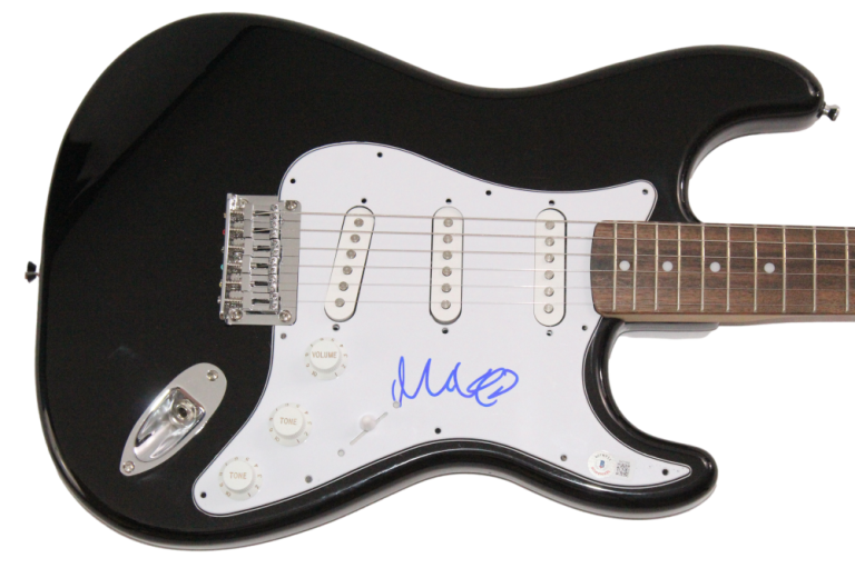 MIKE D DIAMOND SIGNED AUTOGRAPH BLACK FENDER GUITAR – BEASTIE BOYS BECKETT COA COLLECTIBLE MEMORABILIA