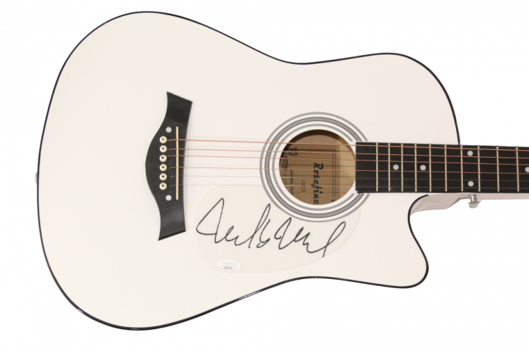 MIKE MCCREADY PEARL JAM SIGNED AUTOGRAPH ACOUSTIC GUITAR – TEN VS. W/ JSA COA
 COLLECTIBLE MEMORABILIA