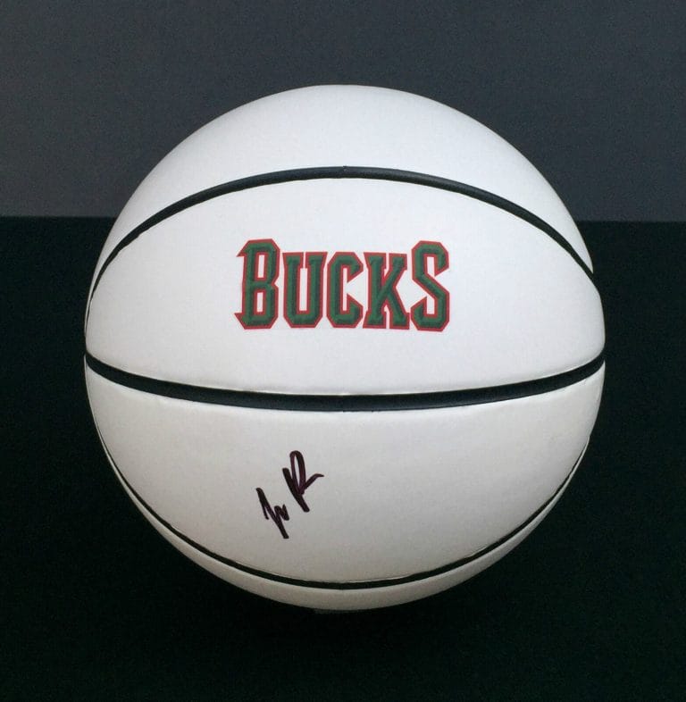 MILWAUKEE BUCKS #12 JABARI PARKER SIGNED AUTOGRAPHED BASKETBALL COA! GO BUCKS!
 COLLECTIBLE MEMORABILIA
