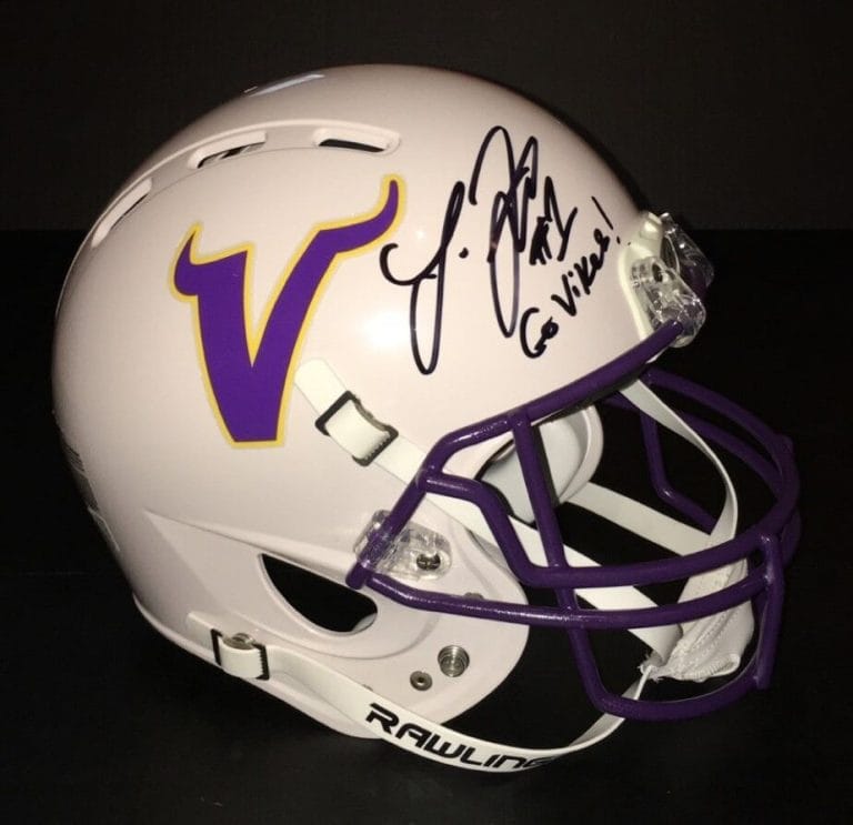 MINNESOTA VIKINGS LAQUON TREADWELL SIGNED AUTOGRAPHED CUSTOM FOOTBALL HELMET! 2
 COLLECTIBLE MEMORABILIA