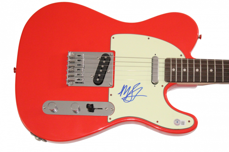 MIRANDA LAMBERT SIGNED AUTOGRAPH RED FENDER TELECASTER GUITAR W/ BECKETT COA
 COLLECTIBLE MEMORABILIA