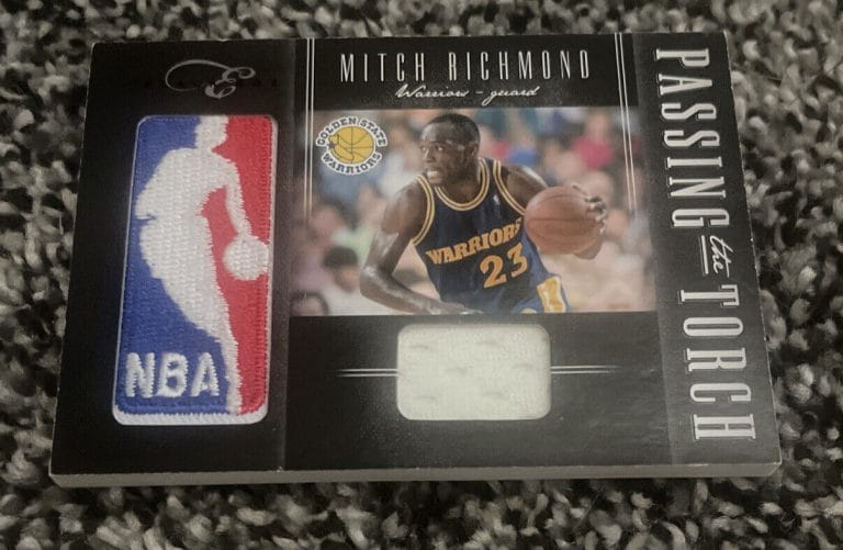 MITCH RICHMOND / ELLIS 2010-11 ELITE BLACK BOX PASSING THE TORCH MATERIALS /99
 COLLECTIBLE MEMORABILIA