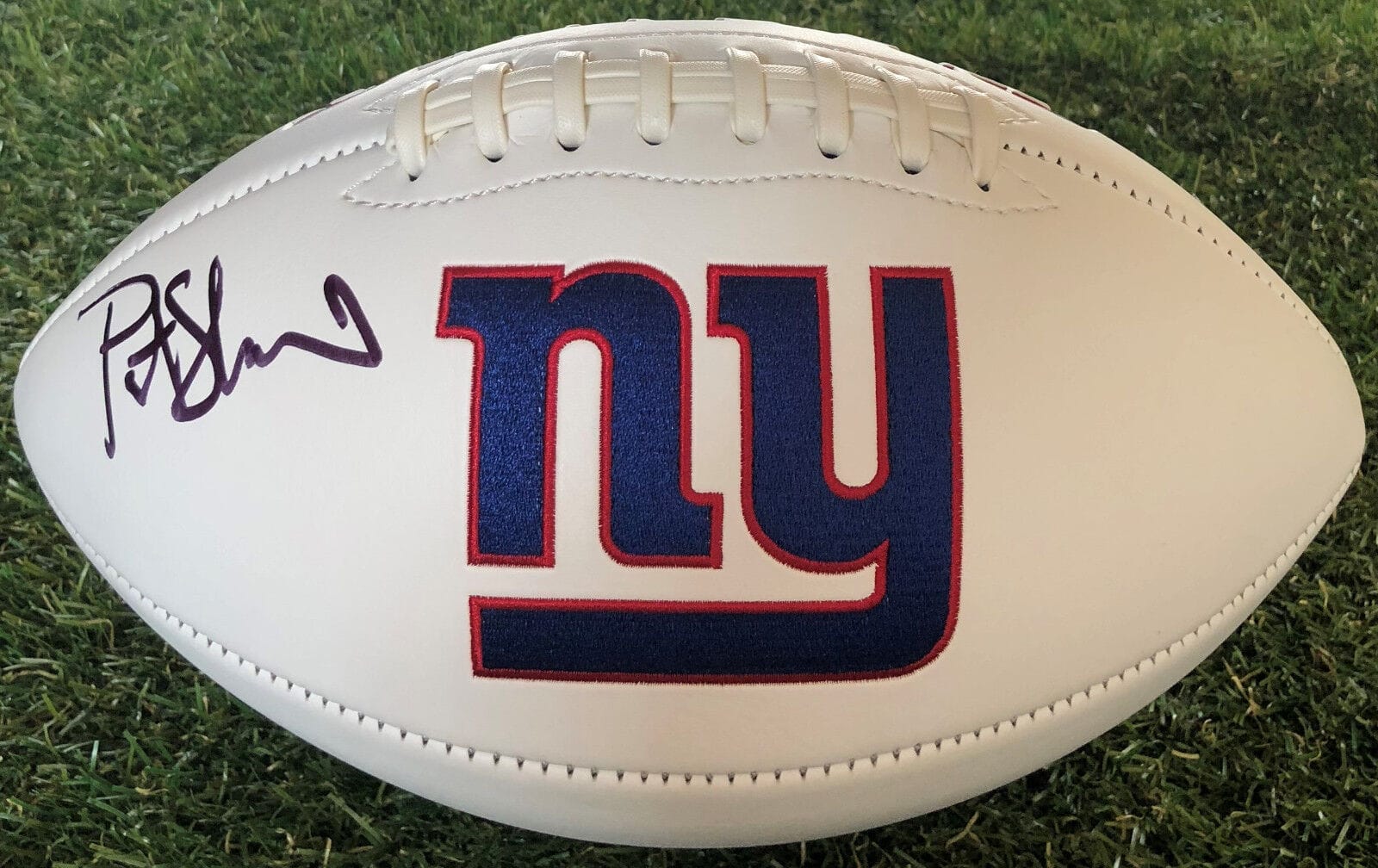 New York Giants PAT SHURMUR Signed Autographed Logo Football COA! GGG-MMMENN!!
Opens in a new window or tab