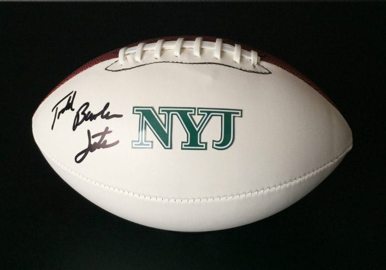 NEW YORK JETS TODD BOWLES SIGNED AUTOGRAPHED LOGO FOOTBALL COA! J-E-T-S!!!
 COLLECTIBLE MEMORABILIA