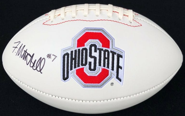 Signed ohio state high quality football memorabilia