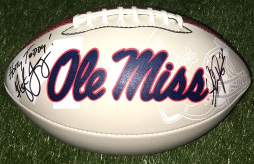 Ole Miss Rebels #20 SHEA PATTERSON Signed Autographed Logo Football COA!
Opens in a new window or tab