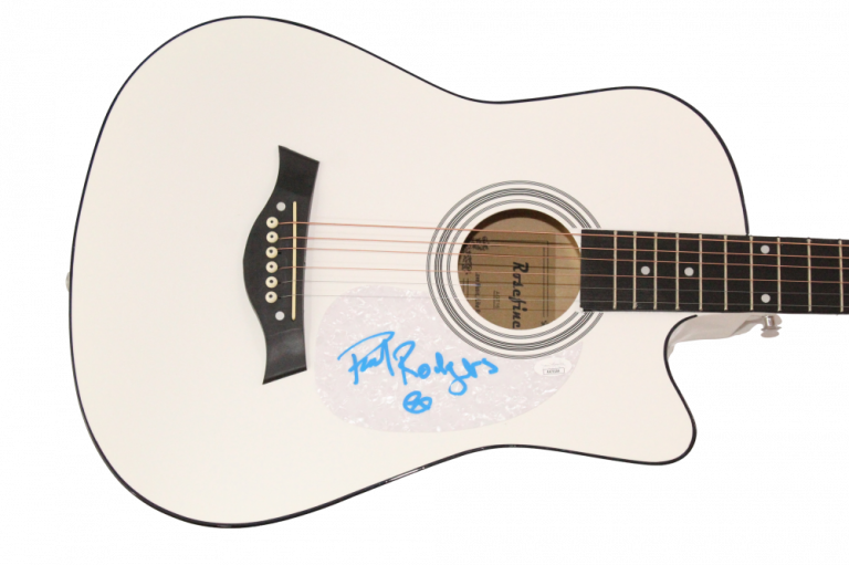 PAUL RODGERS BAD COMPANY QUEEN SIGNED AUTOGRAPH ACOUSTIC GUITAR W/ JSA COA
 COLLECTIBLE MEMORABILIA