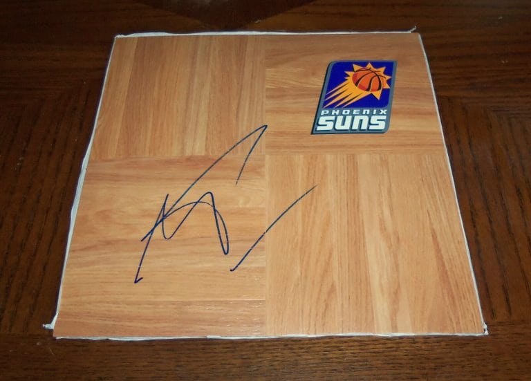 PHOENIX SUNS MICHAEL BEASLEY SIGNED AUTOGRAPHED BASKETBALL FLOOR COA! PROOF
 COLLECTIBLE MEMORABILIA