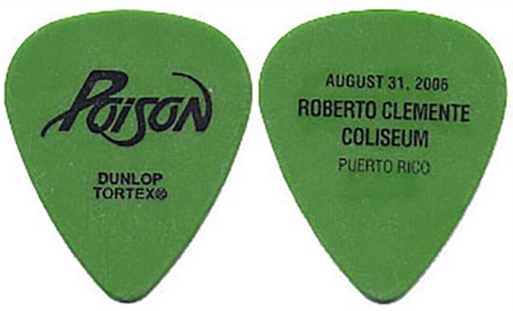 Poison 2006 20th Anniversary concert tour Bobby Dall Puerto Rico Guitar ...