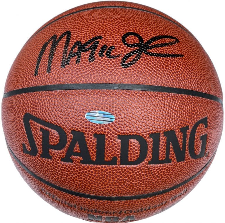 PSA/DNA LOS ANGELES LAKERS #32 MAGIC JOHNSON SIGNED AUTOGRAPHED NBA BASKETBALL
 COLLECTIBLE MEMORABILIA