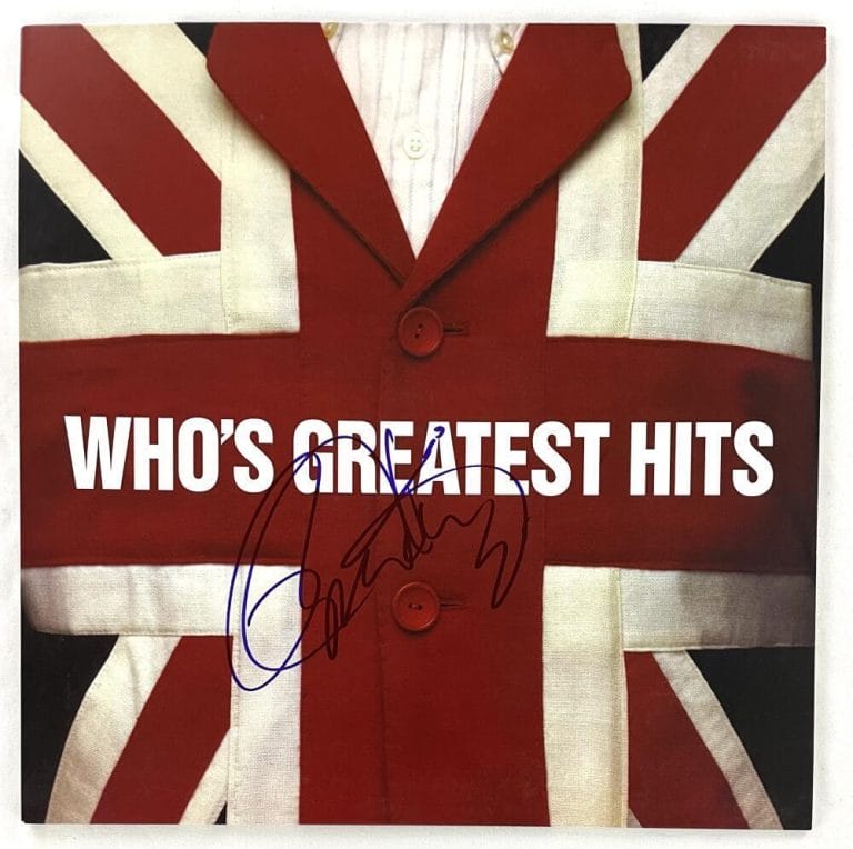 ROGER DALTREY SIGNED AUTOGRAPH ALBUM RECORD LP THE WHO GREATEST HITS BECKETT COA COLLECTIBLE MEMORABILIA