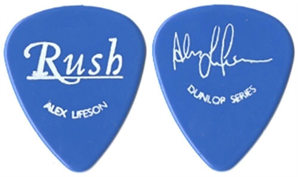 Rush 1997 Dunlop Artist Series collectible Alex Lifeson Guitar Pick ...