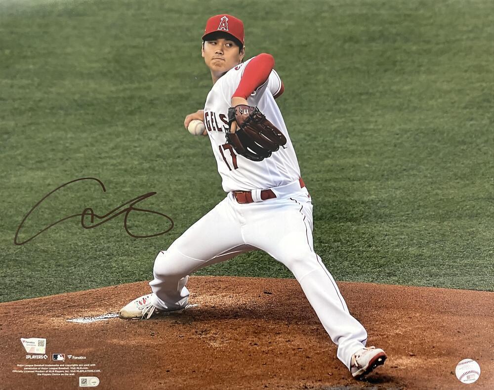 Shohei Ohtani Signed Autograph 16x20 Photo LA Angels Star MLB Fanatics ...