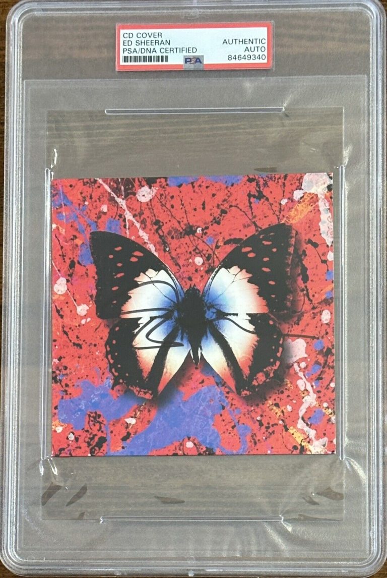 SIGNED ED SHEERAN TWO STEP 2STEP CD COVER PSA DNA CERTIFIED AUTOGRAPH LIL BABY COLLECTIBLE MEMORABILIA