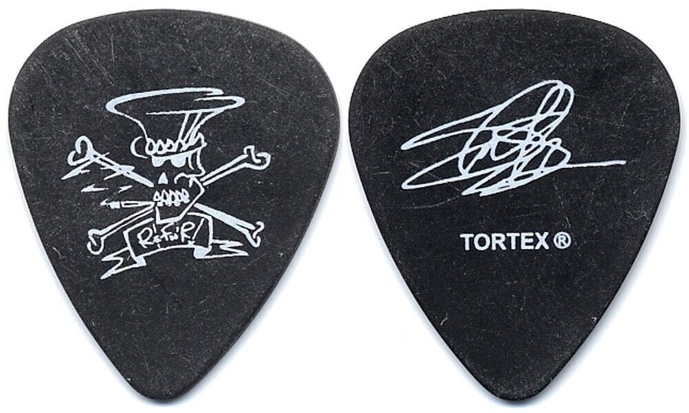 Slash 2010 solo tour issued stage signature Guitar Pick Guns N Roses ...