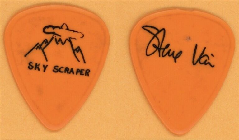 Steve Vai David Lee Roth (Heavy) Vintage Guitar Pick - 1988 Skyscraper ...