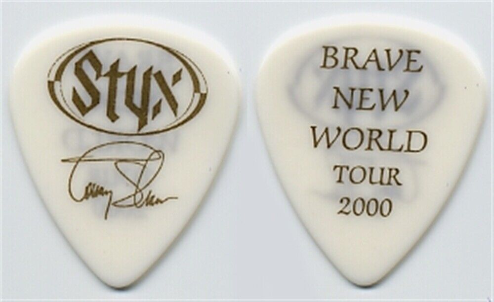 Styx 2000 Brave New World concert tour Tommy Shaw signature stage ...