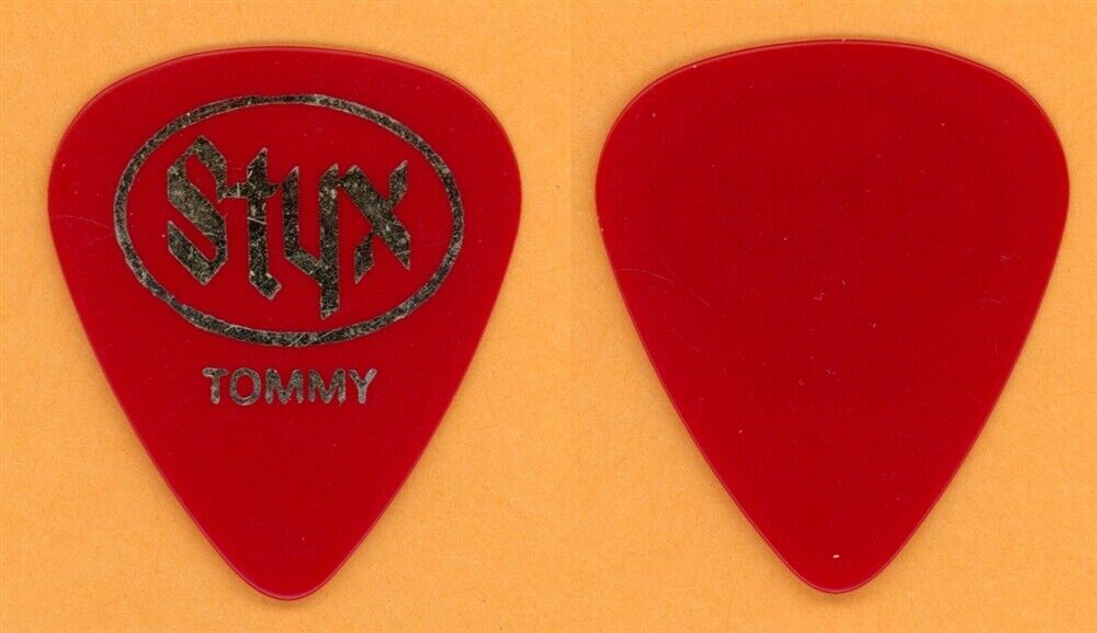 Styx Tommy Shaw Vintage Guitar Pick - 1981 Paradise Theater Tour ...