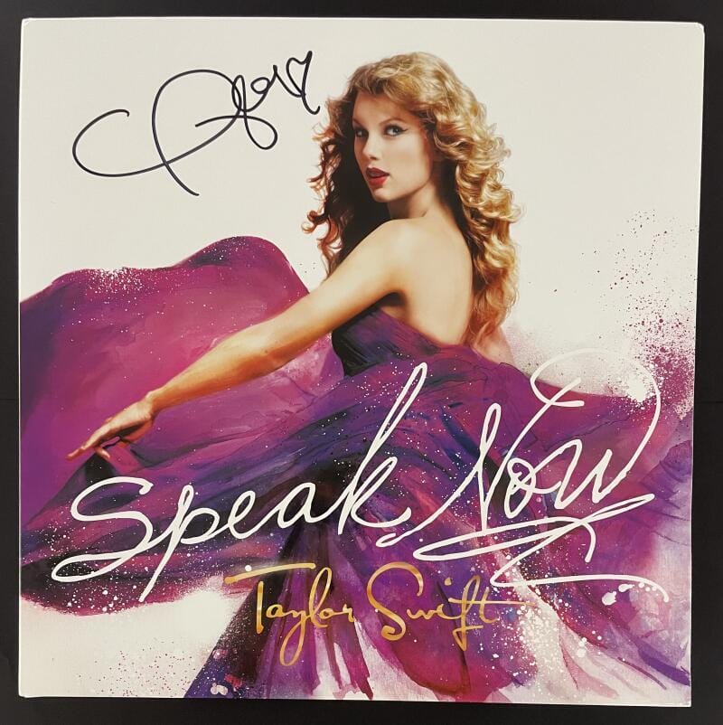 Taylor selling Swift autographed vinyl